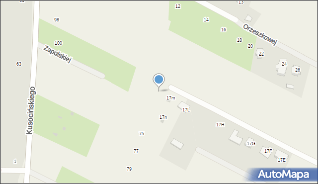 Krępiec, Wyspiańskiego Stanisława, 73, mapa Krępiec