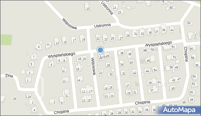 Krzepice, Wyspiańskiego Stanisława, 24, mapa Krzepice