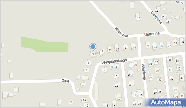 Krzepice, Wyspiańskiego Stanisława, 9, mapa Krzepice