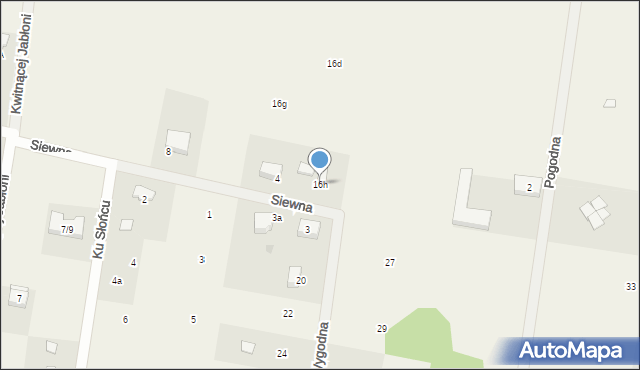 Krzywiec, Wygodna, 16h, mapa Krzywiec