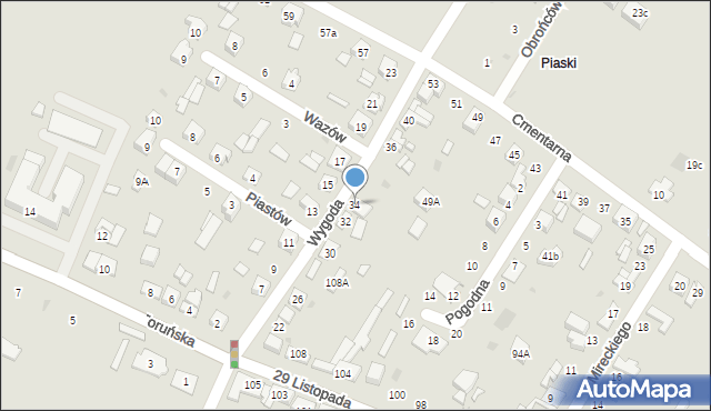 Kutno, Wygoda, 34, mapa Kutno