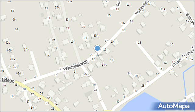 Łańcut, Wyszyńskiego Stefana, ks. kard., 14, mapa Łańcut