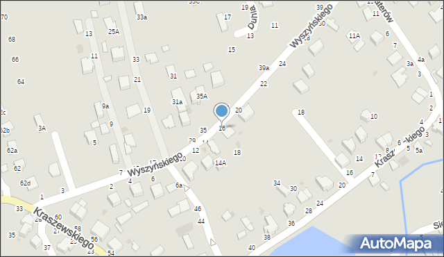 Łańcut, Wyszyńskiego Stefana, ks. kard., 16, mapa Łańcut