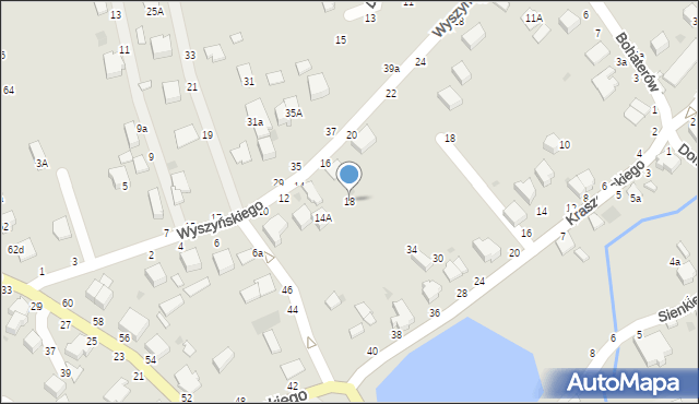 Łańcut, Wyszyńskiego Stefana, ks. kard., 18, mapa Łańcut