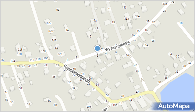 Łańcut, Wyszyńskiego Stefana, ks. kard., 2, mapa Łańcut