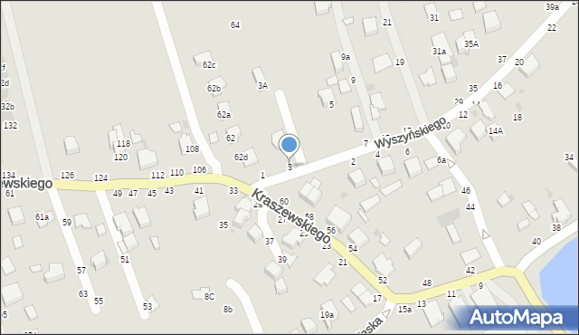 Łańcut, Wyszyńskiego Stefana, ks. kard., 3, mapa Łańcut