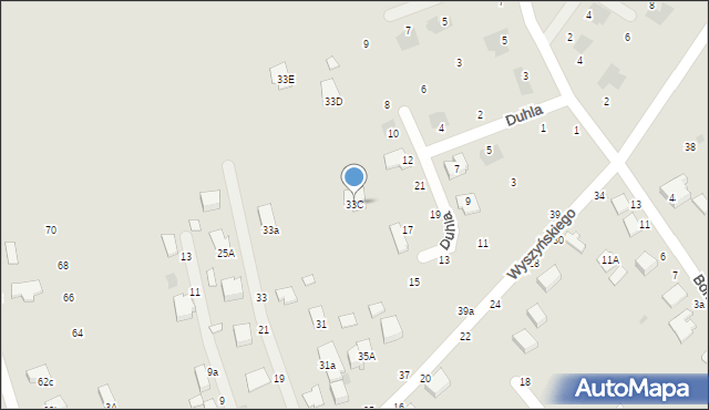 Łańcut, Wyszyńskiego Stefana, ks. kard., 33C, mapa Łańcut