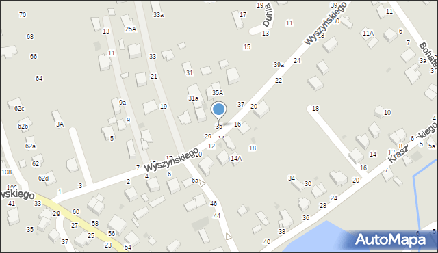 Łańcut, Wyszyńskiego Stefana, ks. kard., 35, mapa Łańcut