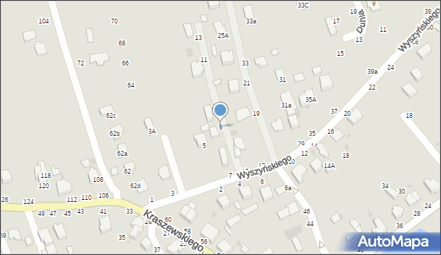 Łańcut, Wyszyńskiego Stefana, ks. kard., 9, mapa Łańcut