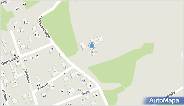 Łaskarzew, Wyszyńskiego Stefana, ks. kard., 6, mapa Łaskarzew