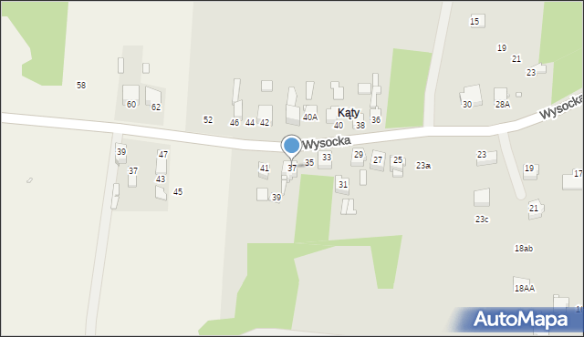 Łazy, Wysocka, 37, mapa Łazy