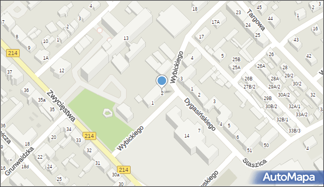 Lębork, Wybickiego Józefa, gen., 2, mapa Lębork