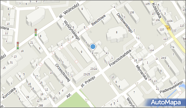 Lębork, Wyszyńskiego Stefana, ks. kard., 3, mapa Lębork