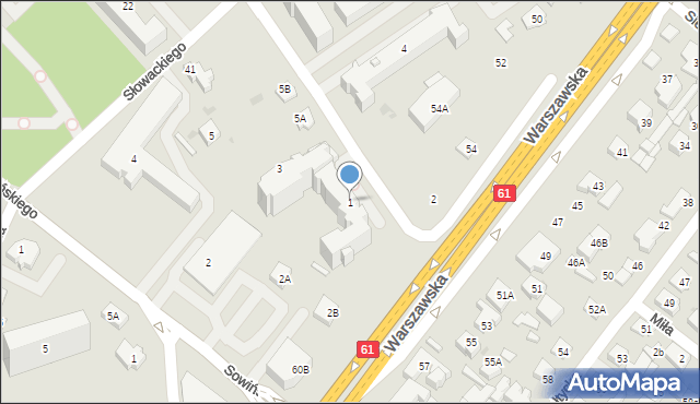 Legionowo, Wyspiańskiego Stanisława, 1, mapa Legionowo