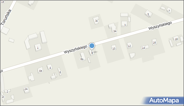 Licheń Stary, Wyszyńskiego Stefana, ks. kard., 8, mapa Licheń Stary