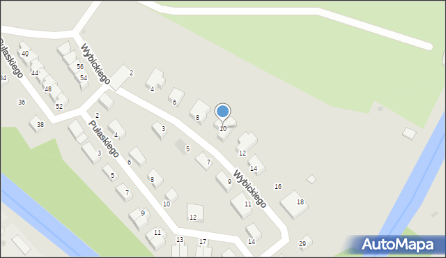 Lidzbark Warmiński, Wybickiego Józefa, gen., 10, mapa Lidzbark Warmiński