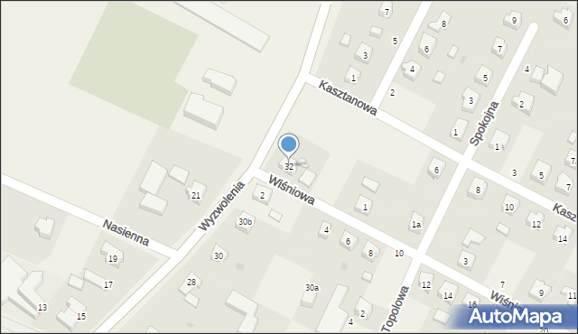 Liniewo, Wyzwolenia, 32, mapa Liniewo