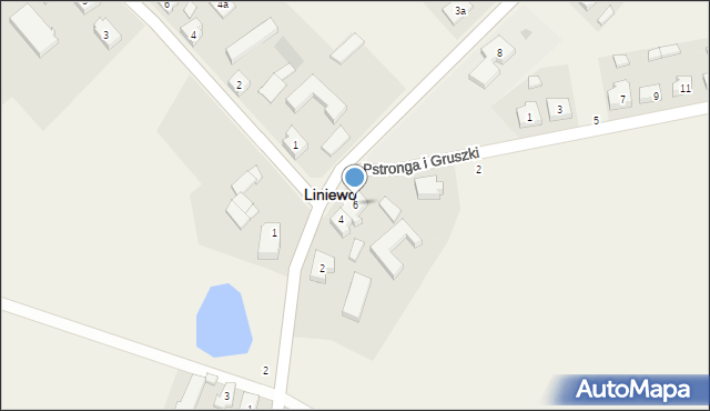 Liniewo, Wyzwolenia, 6, mapa Liniewo