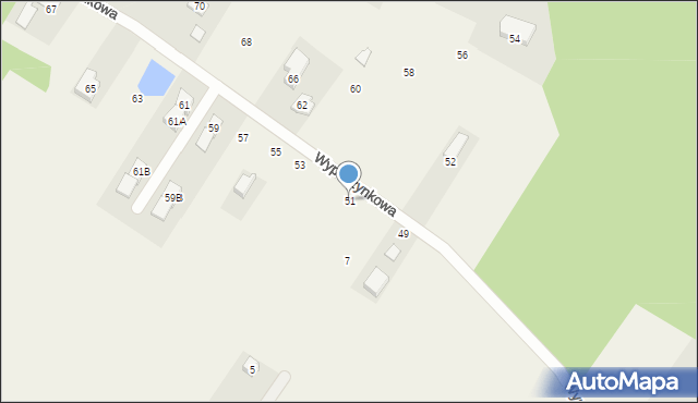 Lipowo, Wypoczynkowa, 51, mapa Lipowo