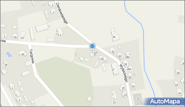 Lipusz, Wybickiego Józefa, gen., 33, mapa Lipusz