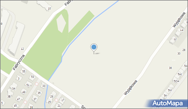 Łomianki Dolne, Wyjątkowa, 5e, mapa Łomianki Dolne