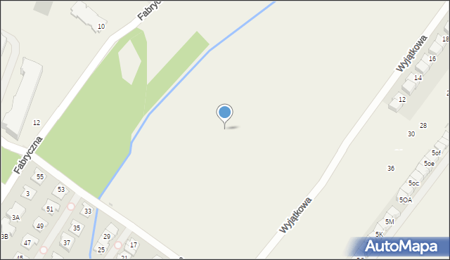 Łomianki Dolne, Wyjątkowa, 7d, mapa Łomianki Dolne