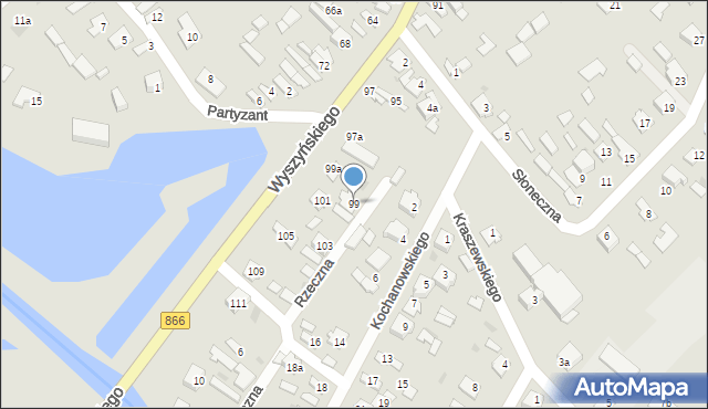 Lubaczów, Wyszyńskiego Stefana, ks. kard., 99, mapa Lubaczów