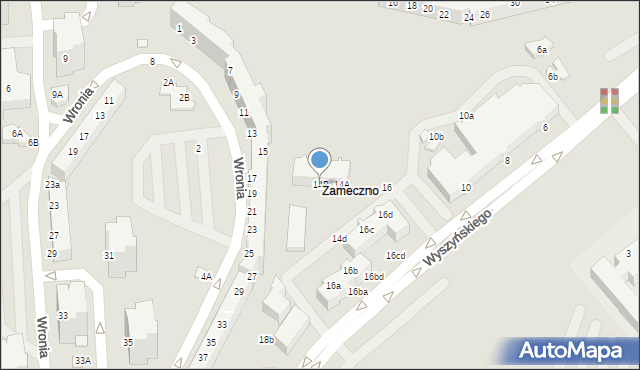 Lubin, Wyszyńskiego Stefana, ks. prym. kard., 14B, mapa Lubin