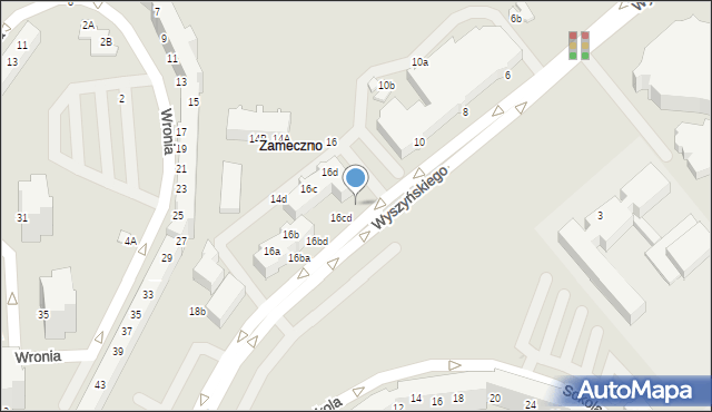 Lubin, Wyszyńskiego Stefana, ks. prym. kard., 16dd, mapa Lubin