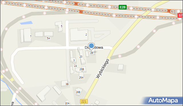 Lublewo Gdańskie, Wybickiego Józefa, gen., 18, mapa Lublewo Gdańskie