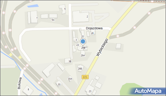 Lublewo Gdańskie, Wybickiego Józefa, gen., 26B, mapa Lublewo Gdańskie