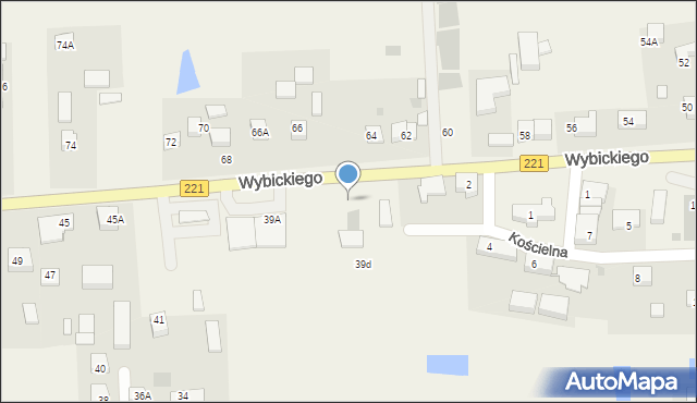 Lublewo Gdańskie, Wybickiego Józefa, gen., 39c, mapa Lublewo Gdańskie