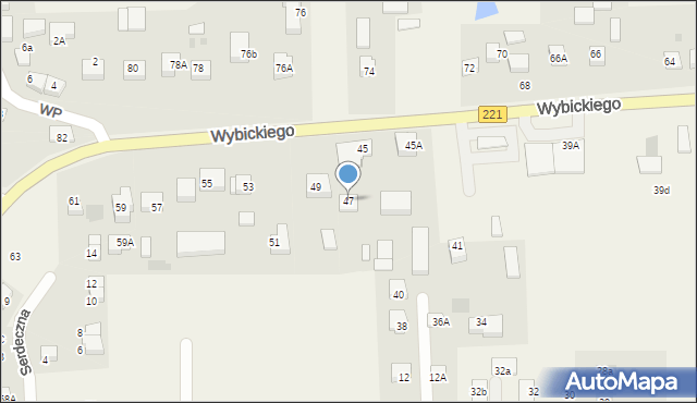 Lublewo Gdańskie, Wybickiego Józefa, gen., 47, mapa Lublewo Gdańskie