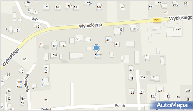 Lublewo Gdańskie, Wybickiego Józefa, gen., 51, mapa Lublewo Gdańskie