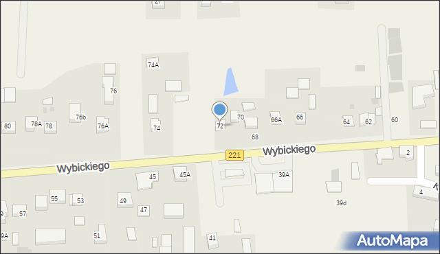 Lublewo Gdańskie, Wybickiego Józefa, gen., 72, mapa Lublewo Gdańskie