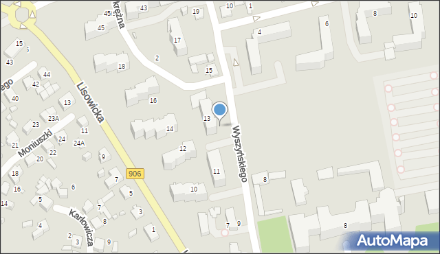 Lubliniec, Wyszyńskiego Stefana, ks. kard., 13/1, mapa Lubliniec