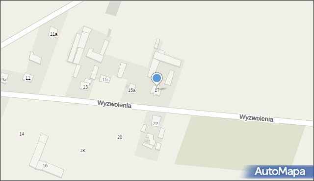 Lutocin, Wyzwolenia, 17, mapa Lutocin