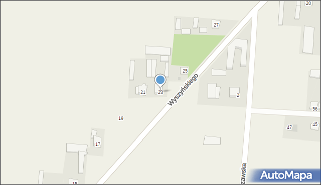 Małopole, Wyszyńskiego Stefana, ks. kard., 23, mapa Małopole