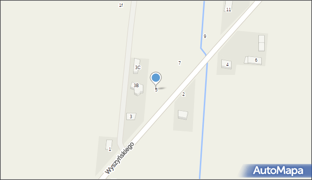 Małopole, Wyszyńskiego Stefana, ks. kard., 5, mapa Małopole