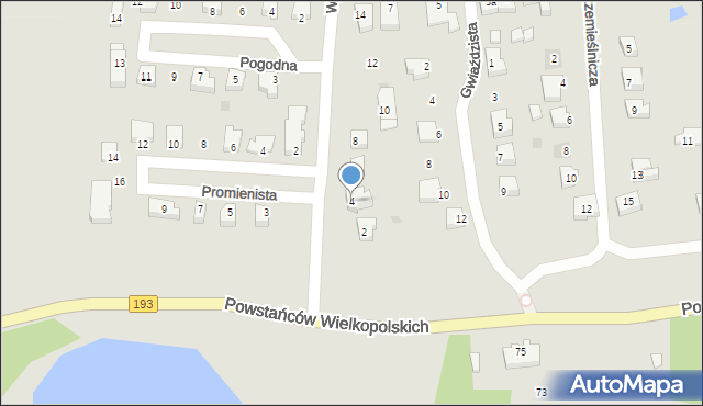 Margonin, Wybickiego Józefa, gen., 4, mapa Margonin