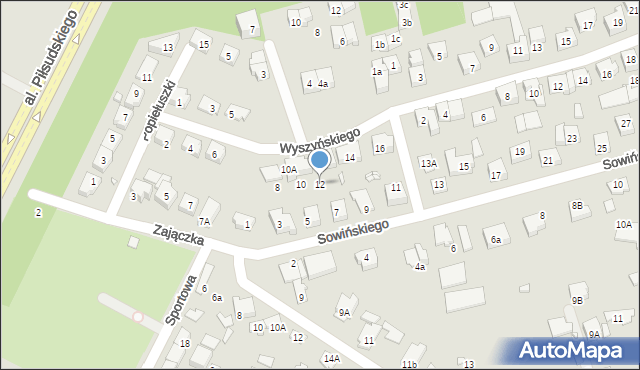 Marki, Wyszyńskiego Stefana, ks. kard., 12, mapa Marki