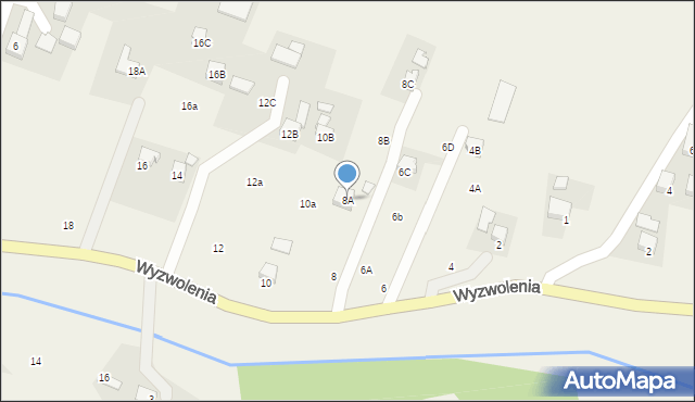 Marklowice, Wyzwolenia, 8A, mapa Marklowice