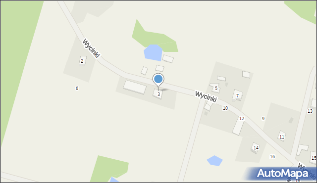 Maszewo Duże, Wycinki, 4, mapa Maszewo Duże