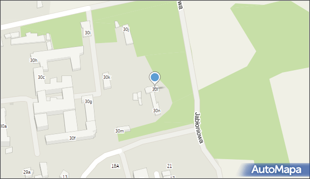 Miastko, Wybickiego Józefa, gen., 30l, mapa Miastko