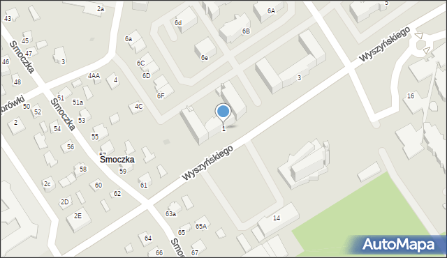 Mielec, Wyszyńskiego Stefana, ks. kard., 1, mapa Mielca