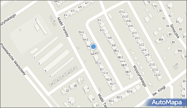 Mielec, Wyszyńskiego Stefana, ks. kard., 6A/7, mapa Mielca