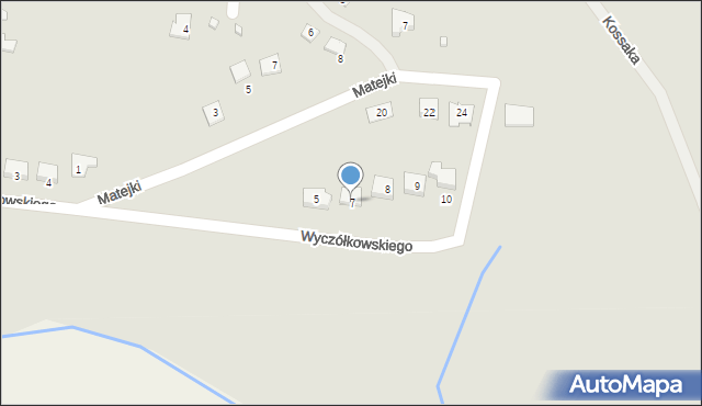 Miłosław, Wyczółkowskiego Leona, 7, mapa Miłosław