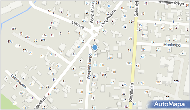 Mińsk Mazowiecki, Wyspiańskiego Stanisława, 11, mapa Mińsk Mazowiecki