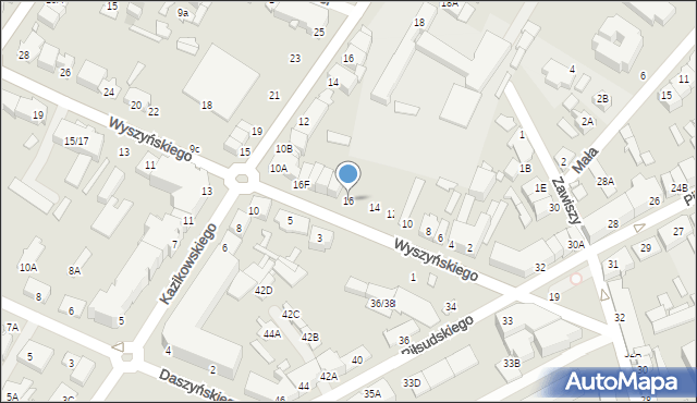 Mińsk Mazowiecki, Wyszyńskiego Stefana, ks. kard., 16, mapa Mińsk Mazowiecki