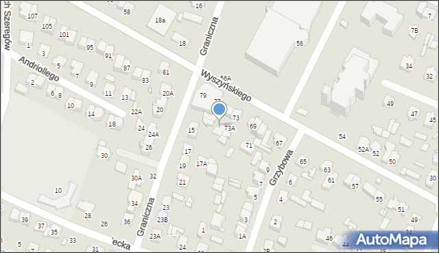 Mińsk Mazowiecki, Wyszyńskiego Stefana, ks. kard., 75A, mapa Mińsk Mazowiecki